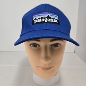 patagonia hat men trucker Snap Back Royal Blue One Size Adjustable Casual